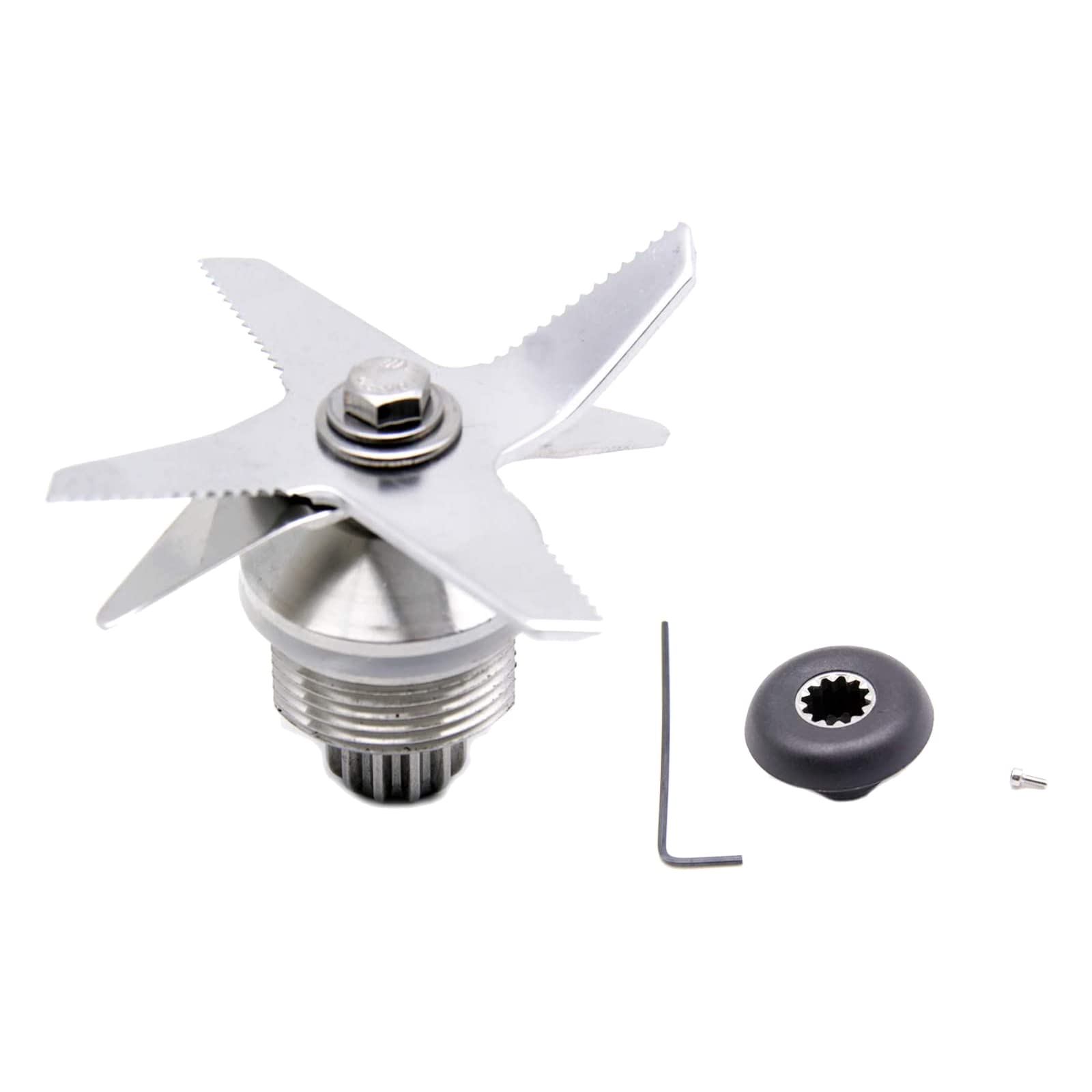 

JIUDANI Blender 6 Knife Wet Blade Repair Kit Drive Socket 891 802 Replacement Compatible with Vitamix 5200 Series Blender Mixer 64oz and 32oz срібний