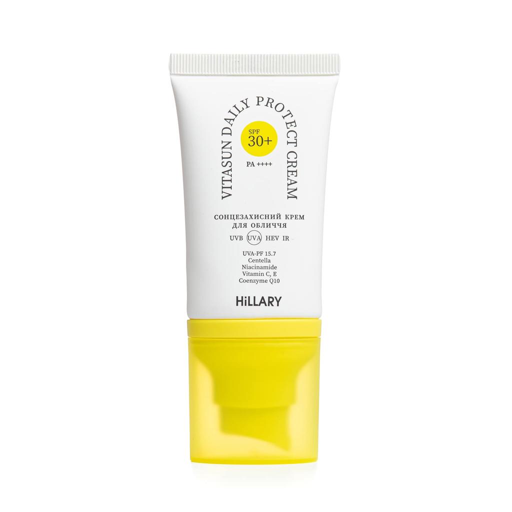 Sunscreen SPF 30+ Hillary VitaSun Daily Protect Cream, 40 Ml