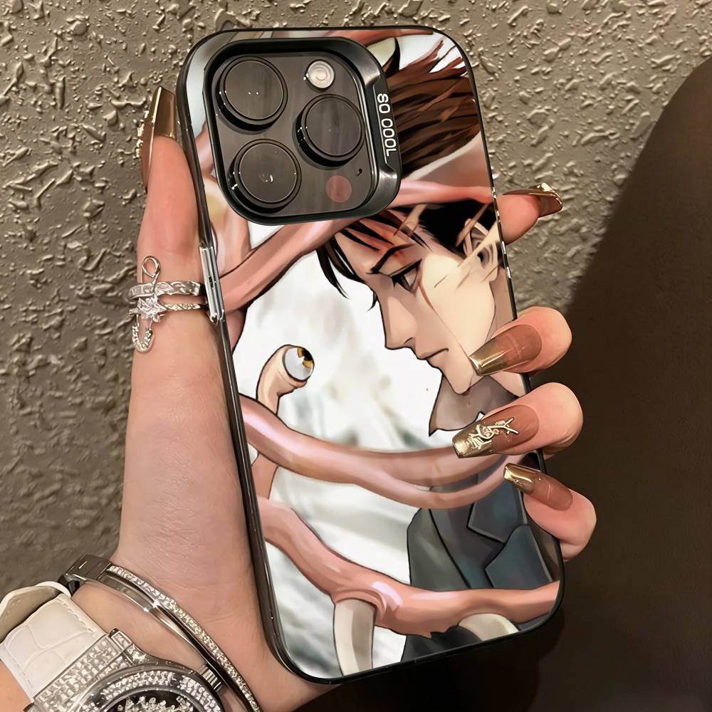 Anime p-Parasyte-e Phone Case For iPhone 17,16,15,14,13,12,11 Plus,Pro Max,XS,Colorful Silver Phone case Funda Cover iPhone17Air