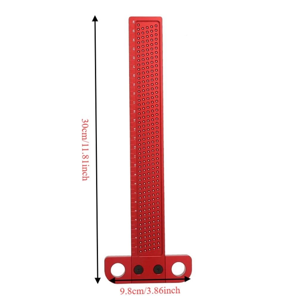 260MM T Type Square Ruler Aluminum Alloy Carpentry Marking Tool Construction Projects