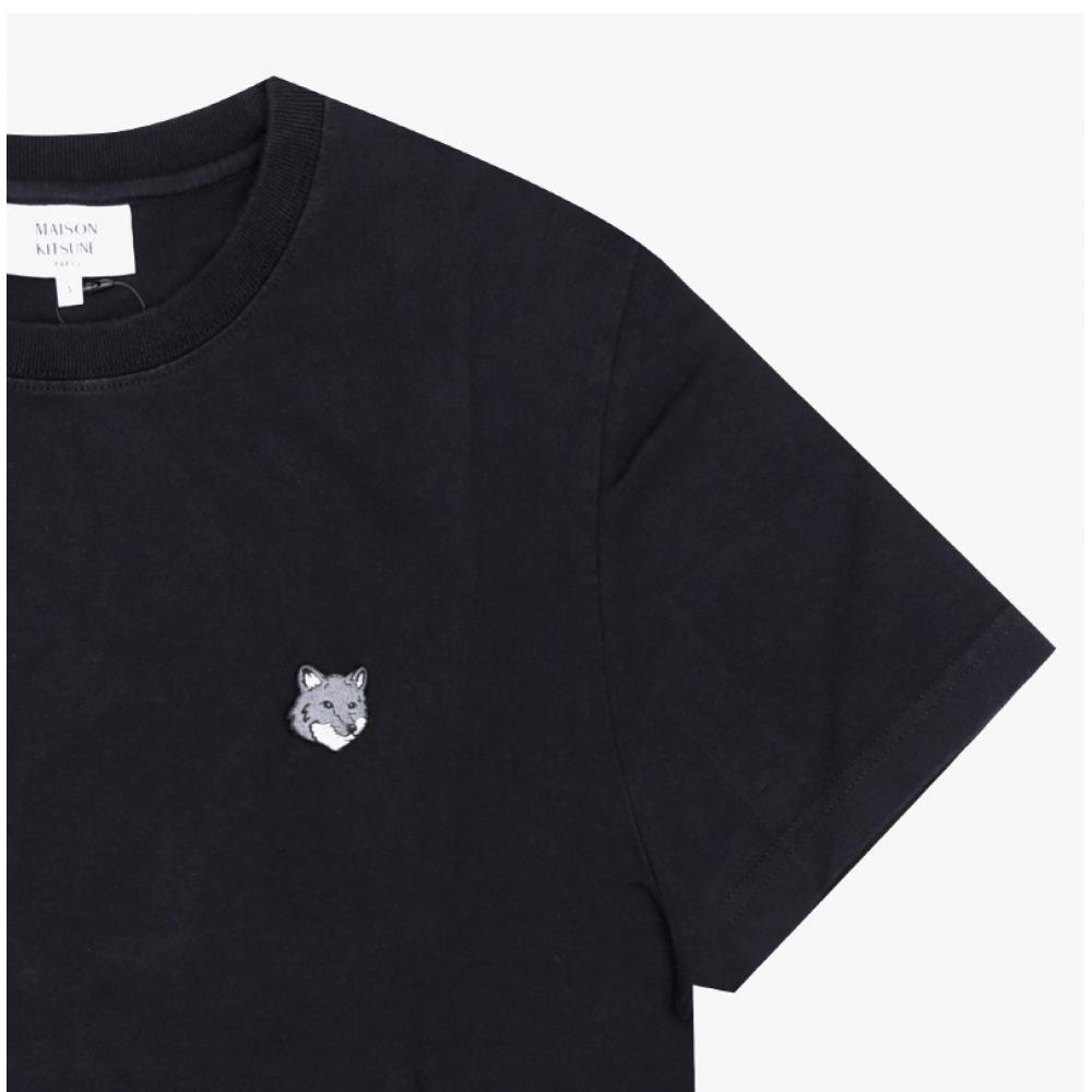 MaiSon KiTSune Toppa Testa di Volpe Grigia Uomo S T-Shirt Pm00108kj7025