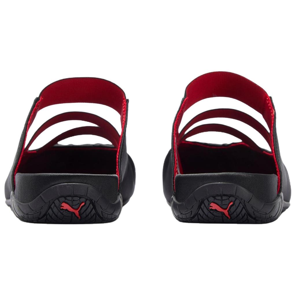 Puma Speedcat Mule Raso Comode Versatili Moda Retrò Pantofole a Testa Piatta Pantofole da Donna Nero Rosso 409911-02