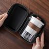 Portable Mutton Fat Jade Porcelain Travel Tea Set