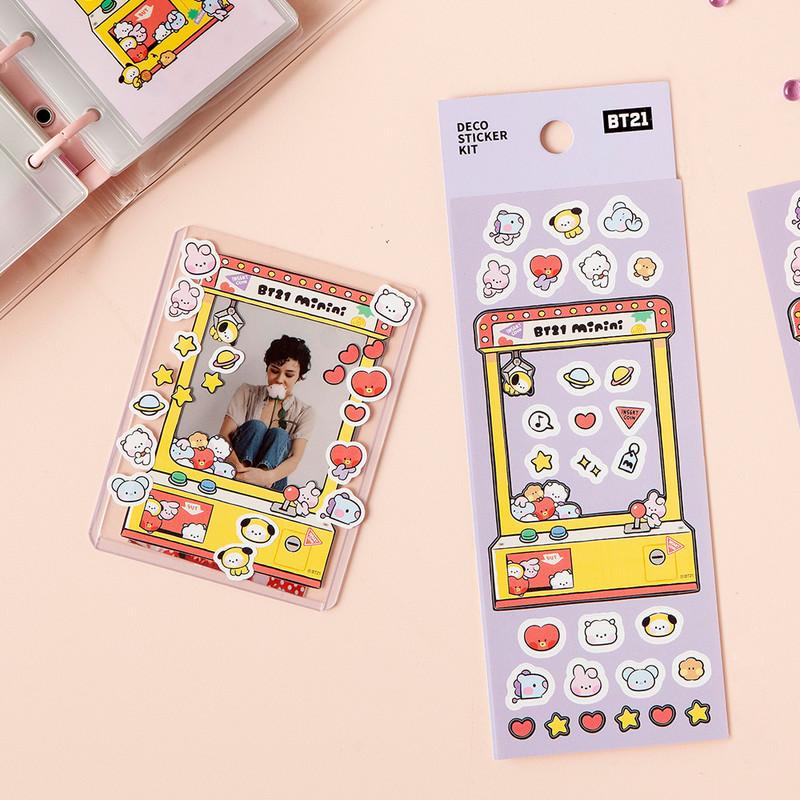 

Наклейка для украшения фотокарты BT21