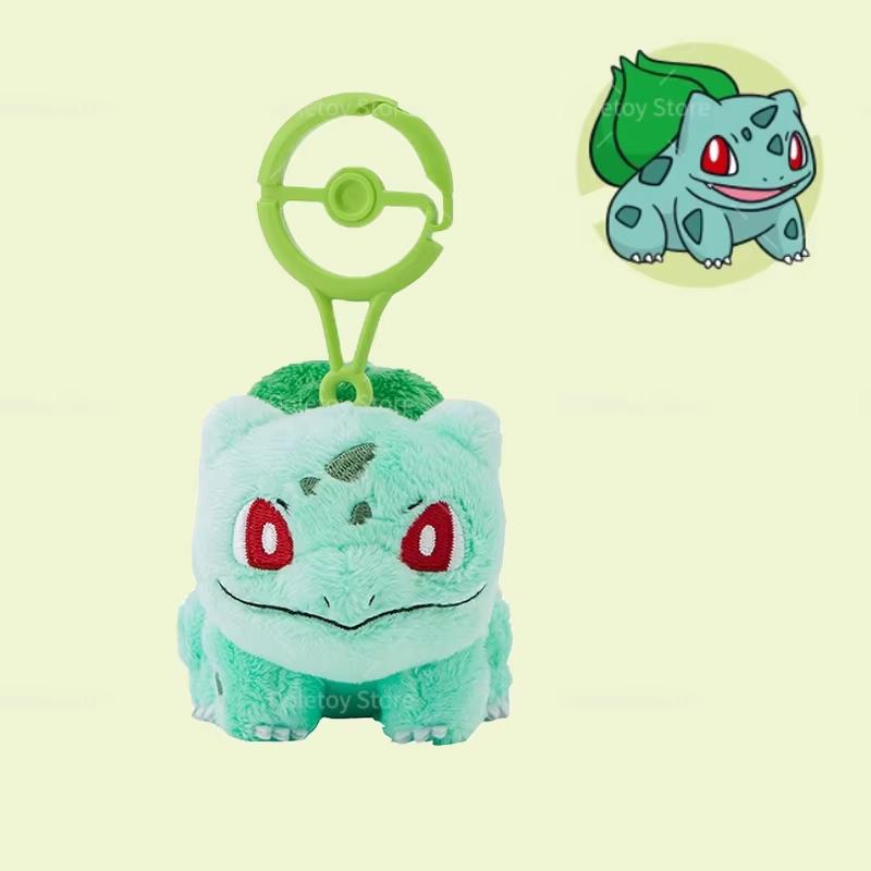 Original Pokemon Plush Key Ring Pikachu Sylveon Eevee Charmander Squirtle Quaxly Pok Sphere Buckle Animation Merchandise Presents
