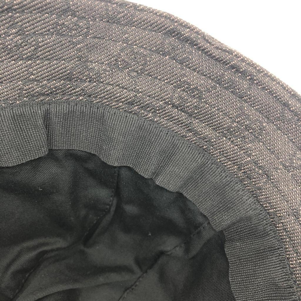 Used GUCCI Gucci Bucket Hat Size: XL GG Pattern/Cotton 023441 Black Unisex / 240001211979