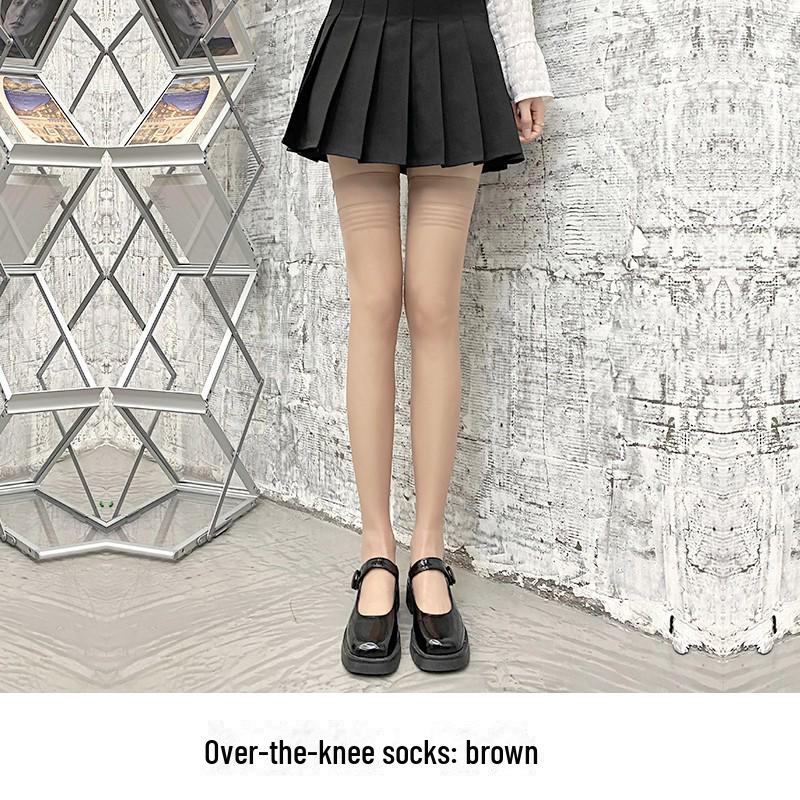 

Женские тонкие летние гольфы с противоскользящим покрытием и кондиционером One Size