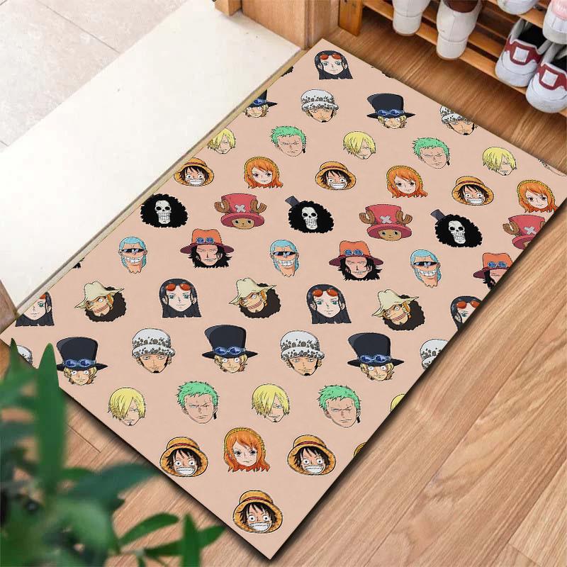 Covor Anime One Piece pentru Sufragerie, Dormitor, Casă, Decorare Canapea, Covor Antiderapant pentru Joacă Copii