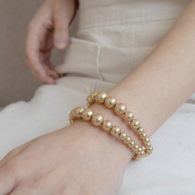 Jean Paul Clarisse Echelle Metal Ball Banding Bracelet JB-22-051B