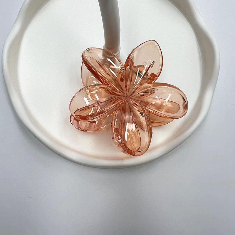 Модный градиентный цвет конфетный плюмерия заколка-акула аксессуар для волос