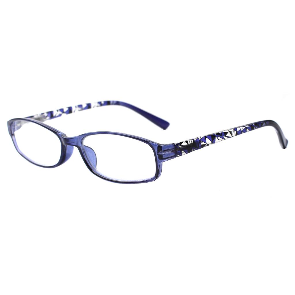 Men's and women's Trendy Print Metal Hinge Design Prescription Eyeglasses Clear And Durable Decorative Reading Eyeglasses