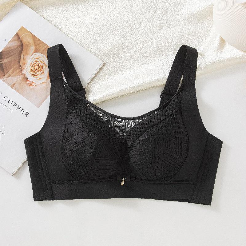 

Seamless Lace Wire-Free Lift-Up Bra for Large Busts 40/90 BCD