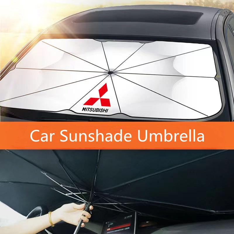 Car Sunshade Umbrella Car Front Window Sunshade Cover for Mitsubishi Pajero Sport Eclipse Cross L200 Colt Delica Ralliart Triton