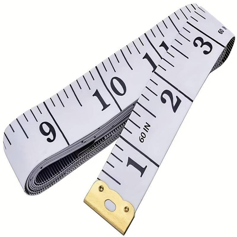 1 PCS Thick and Flexible Tape Measure Dual Scales Height Chest Circumference Measuring Tape, Scales of 60 Inches/150 Centimeters