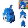 Supersonický Sonic Ježek Batoh Roztomilý Plyšový Školní Batoh Pro Děti