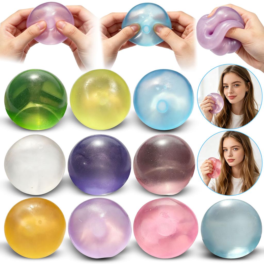Stress Relief Sensory Toy Soft Squeeze Bubble Popping Fidget Toy Durable Silicone Material for Anxiety and Focus Improvement