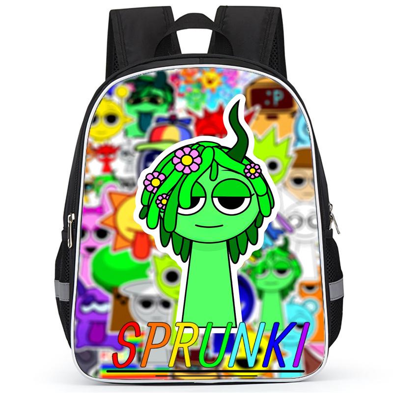 Rhythm Box Sprunki Hra Anime Batoh Studentský Školní Taška Počítačová Taška