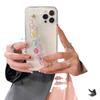 iPhone 15 Pro Max/17/16/13/11/XS Full Coverage Transparent Case with Heart-Shaped Colorful Candy Bracelet