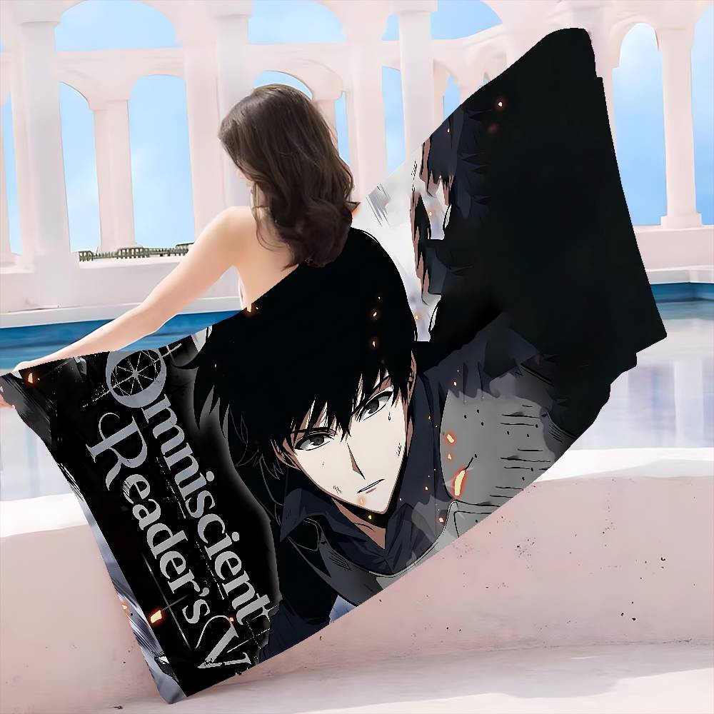 Anime Omniscient R-Reader V-Viewpoint Microfiber Blanket Quick Drying Beach Towels Printing Super Absorbent Pool Towel Blanket