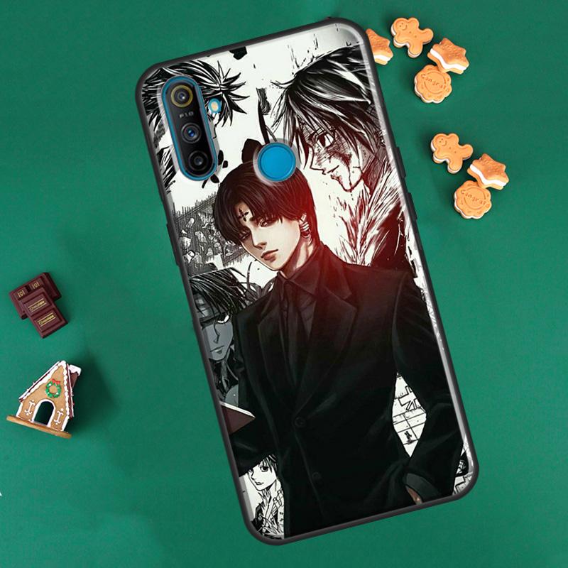 Chrollo Lucilfer Chains HxH Anime For OPPO Realme 8 Pro 8i 9i GT Neo2 Master C21 Case For OnePlus 10 9 Pro Nord2 8T 9R Coque