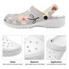 For Women Men EVA Clogs Cartoon Printed Flexible Breathable Slip On Garden Shoes Beach Pool Bathroom Home Home Slippers Beach Wear