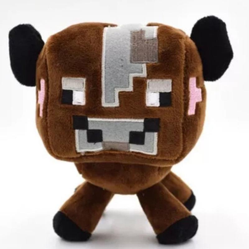 Adorable Plush Toys Brown Cow, Dinosaur, Panda and penguin. Perfect sleep companions for children, making ideal Christmas gifts