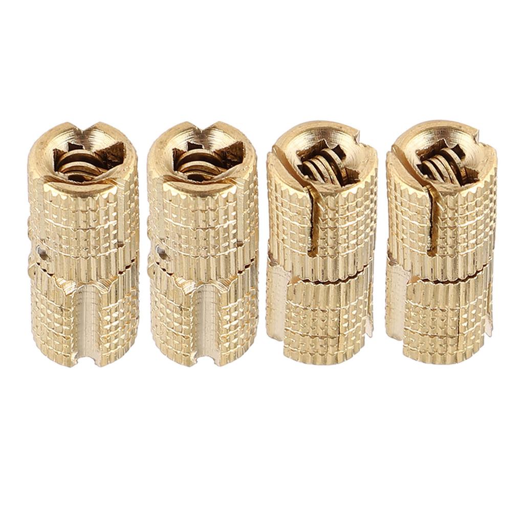 4Pcs pack Copper Brass, Cabinet 8mm barrel hinges 180 degrees  Opening Angle small Gift Box Concealed Barrel Hinge