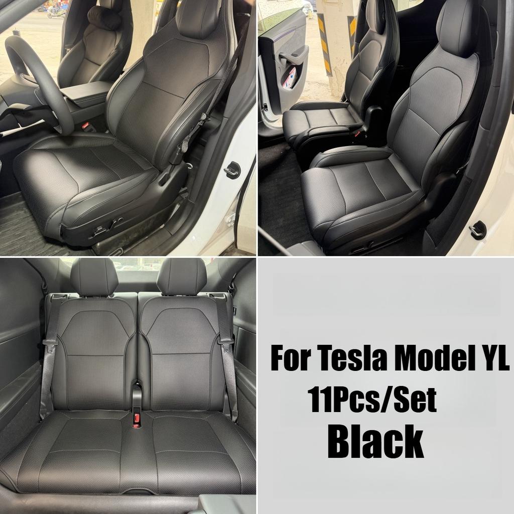 Xiaomi Universal Breathable Leather Seat Cushion for Tesla Model Y YL Juniper 2025+ Model 3 Highland 2024+ Ventilated Seat Cushions
