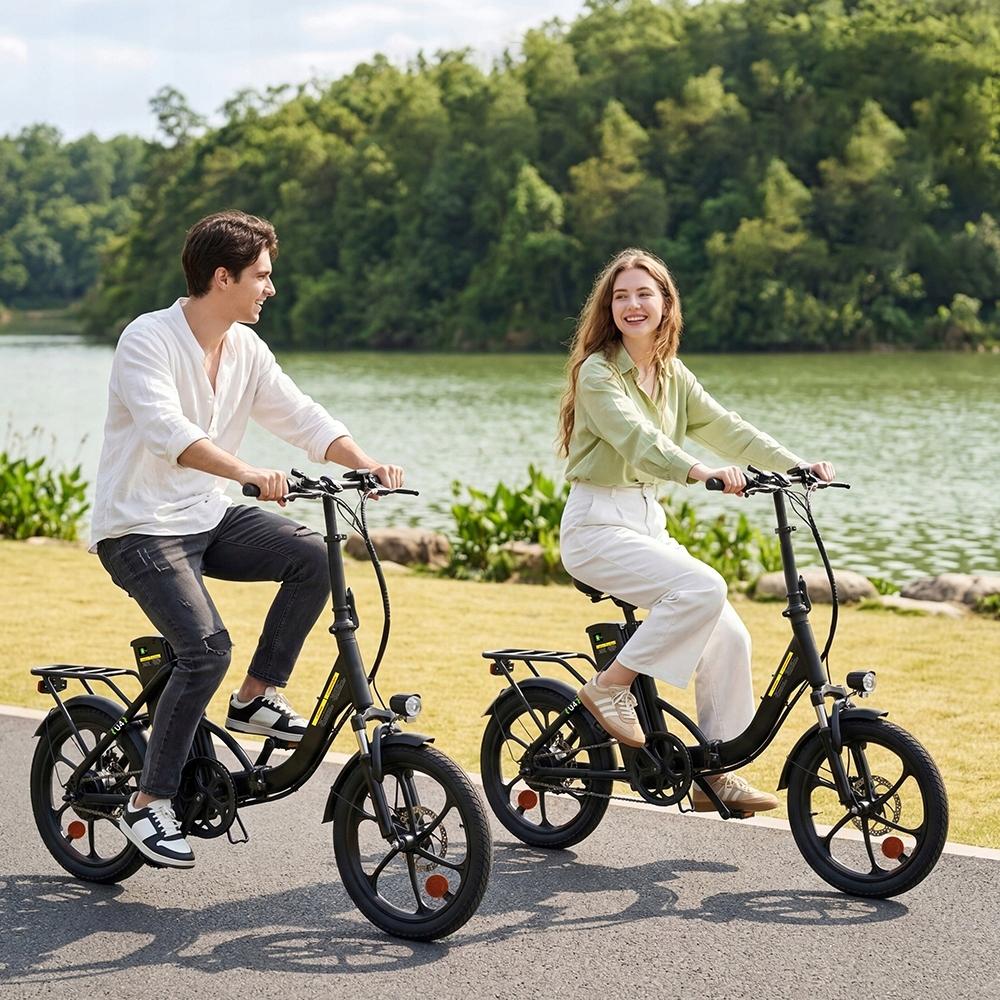 Vélo Électrique Pliant Léger U4 scooters électriques 36V 10.4Ah 16" 25km/h 88km pour 120kg
