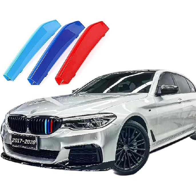 Automotive Grille erts for BMW 5 Series Sedan G30 G31 G38 2017- 520i 530i 540i 550i (Fit Only 9 Beam),Front Grill Accessories
