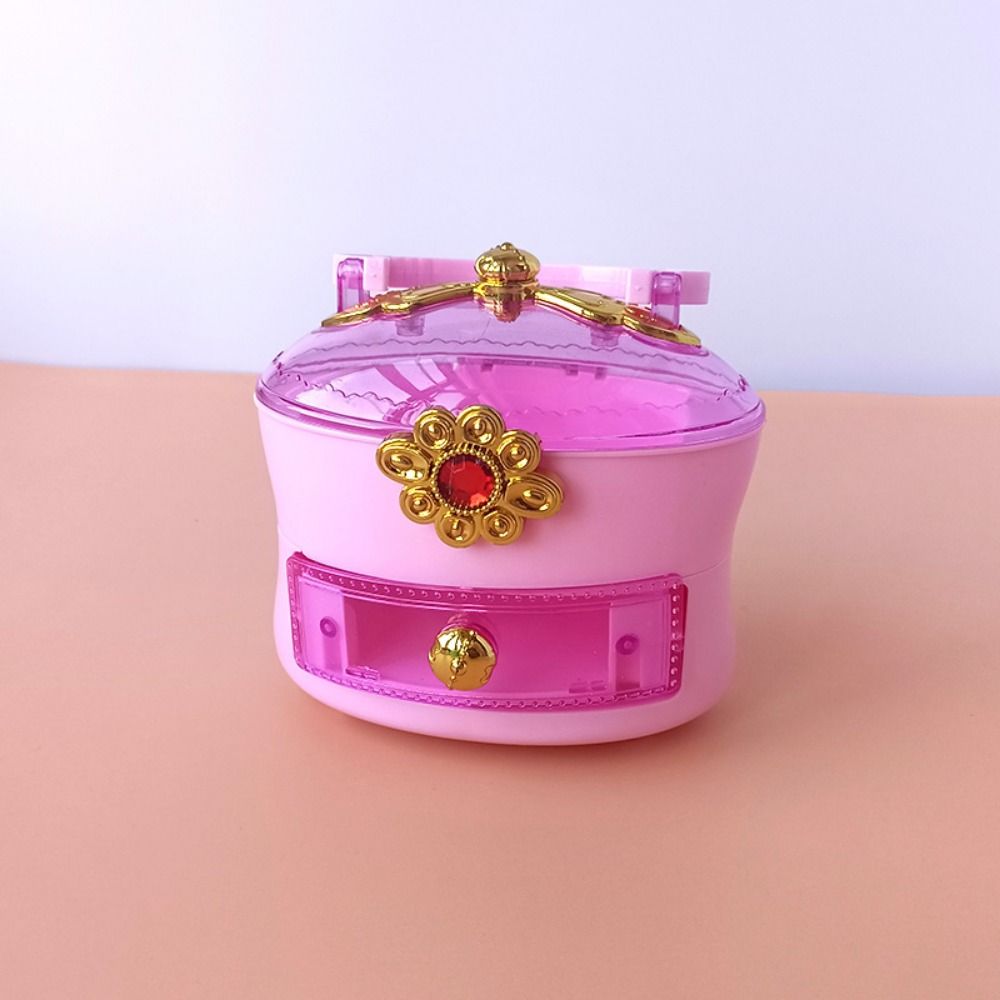 

Non-toxic DIY Drawer Box With Handle Mini Storage Box Dollhouse Jewelry Box Girls фиолетовый