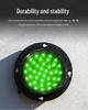 100mm LED Traffic Signal Light - Green Pixel Tube, Single Red-Green Head