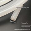 Silicone Round Bar Sealing Strip - Waterproof, Dustproof, High/Low Temperature Resistant, Wear-Resistant, Anti-Aging (White, Black, Red)