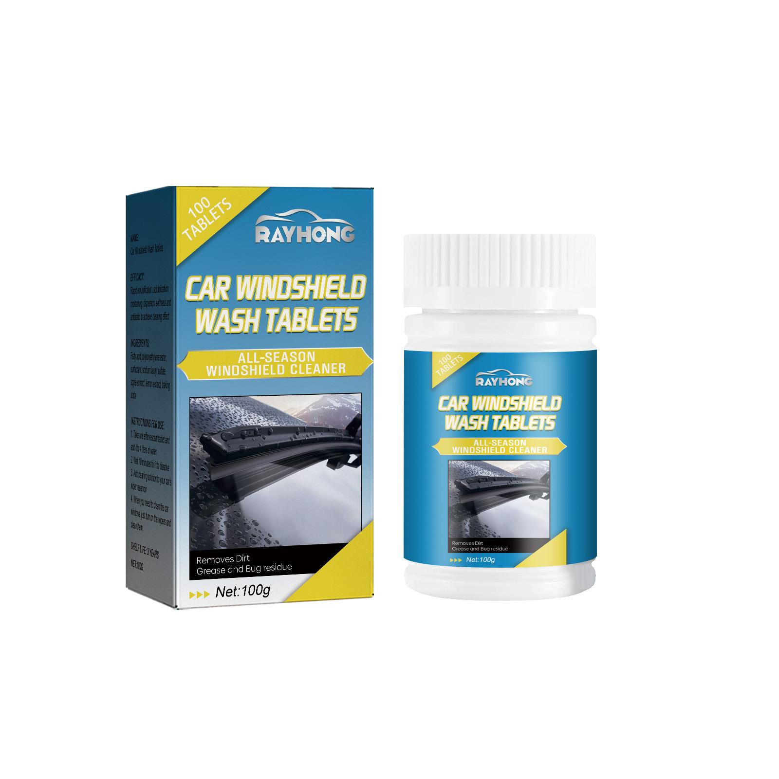 

RAYHONG Таблетки для чистки автомобильных стекол, очиститель автомобильных стекол и зеркал, очиститель от запотевания масла