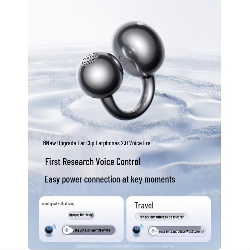 SANAG S7S Ultra Wireless Air Conduction Sport Ear Clip Headphones