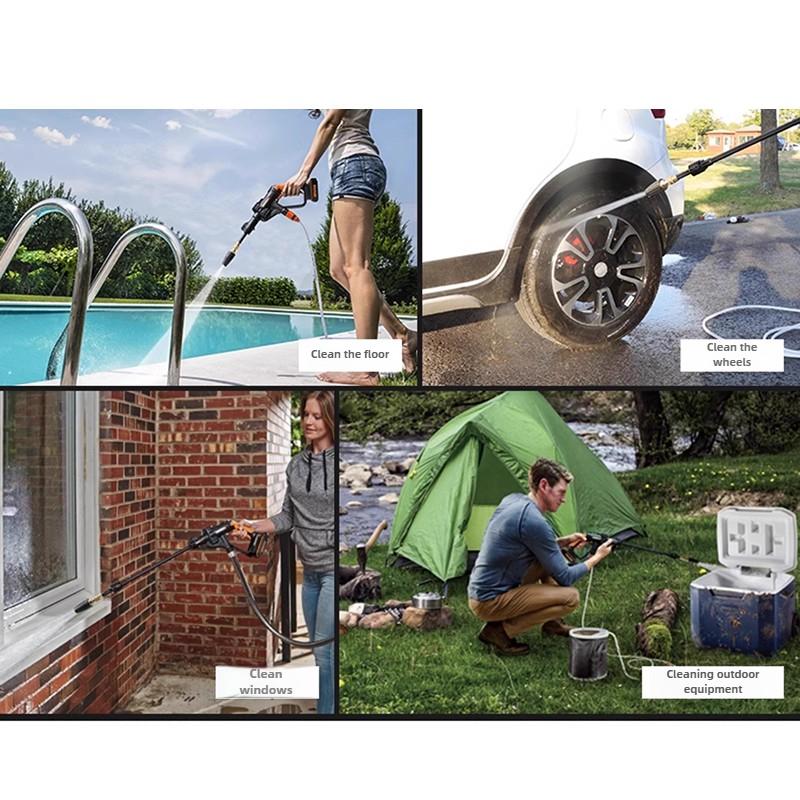Pressure Car Washer Accessories Washer Surface Cleaning for WORX Nozzle Water Pipe Short Rod Hand Tool Useful Washing Tool Parts
