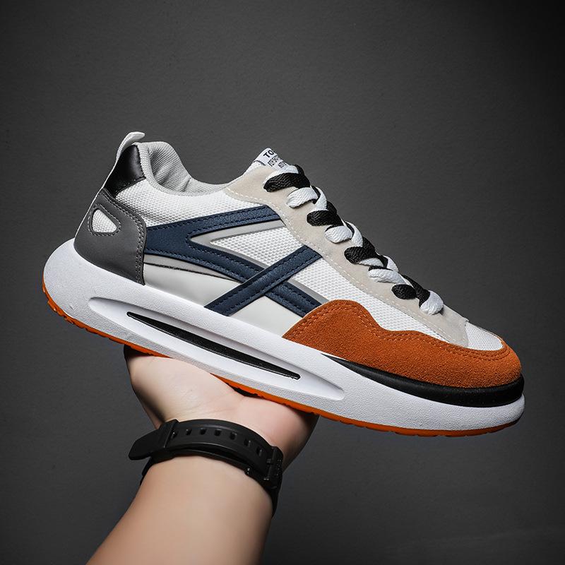 Spring new breathable shoes casual sports style single shoes net shoes dad shoes