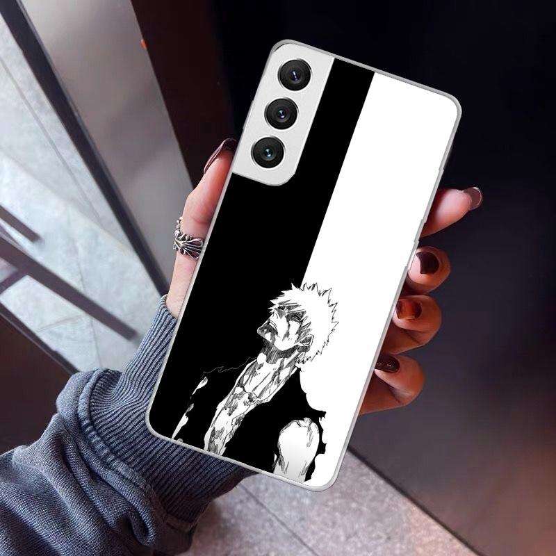 Bleach Japanese Anime Phone Case For Samsung Galaxy S26 S25 Edge S24 S23 Ultra S22 Plus S21 S20 FE Soft TPU Back Cover Funda Gal