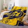 1 Stück Maccabi Tel Aviv FC Aufdruck Flanelldecke Hohe Qualität Warm Bequem Decke für Alle Jahreszeiten Perfekt für Geschenke Heimdekoration