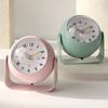 Rotatable Analog Alarm Clock with Night Light Non-Ticking Silent Battery Operated Bedroom Digital Desk Clock Children Students Birthday Gift