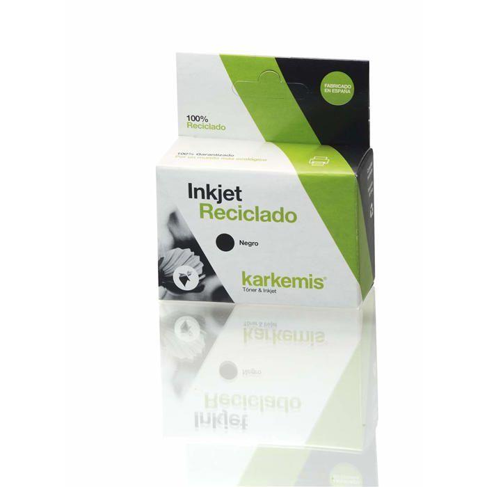 Cartouche D'encre Remanufacturée - Karkemis - Noir - 17 Ml - Compatible Canon PIXMA - Produit Écologique