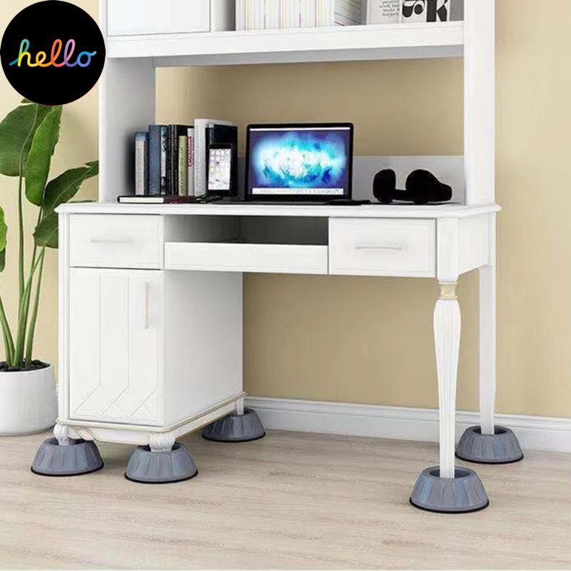 4Pcs Anti Vibration Feet Pads Was Ng Mac Ne Rubber Mat Anti-Vibration Pad Dryer Non-Slip Universal Fixed Was Ng Mac Ne Stand