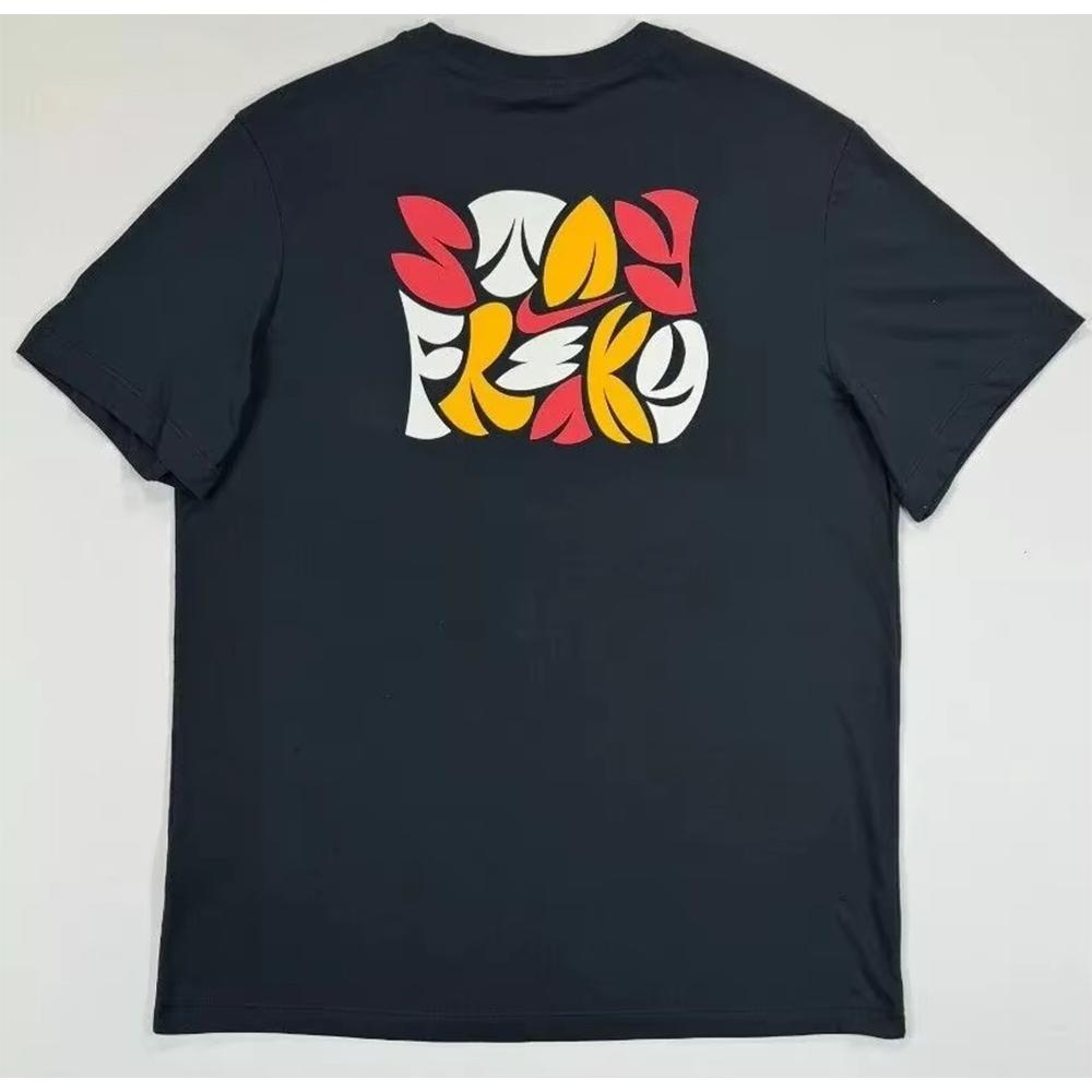 Men's Cotton Harajuku Pattern Printed Hip-Hop Rock Punk Retro Gothic Street Style Loose And Breathable Short-Sleeved T-Shirt