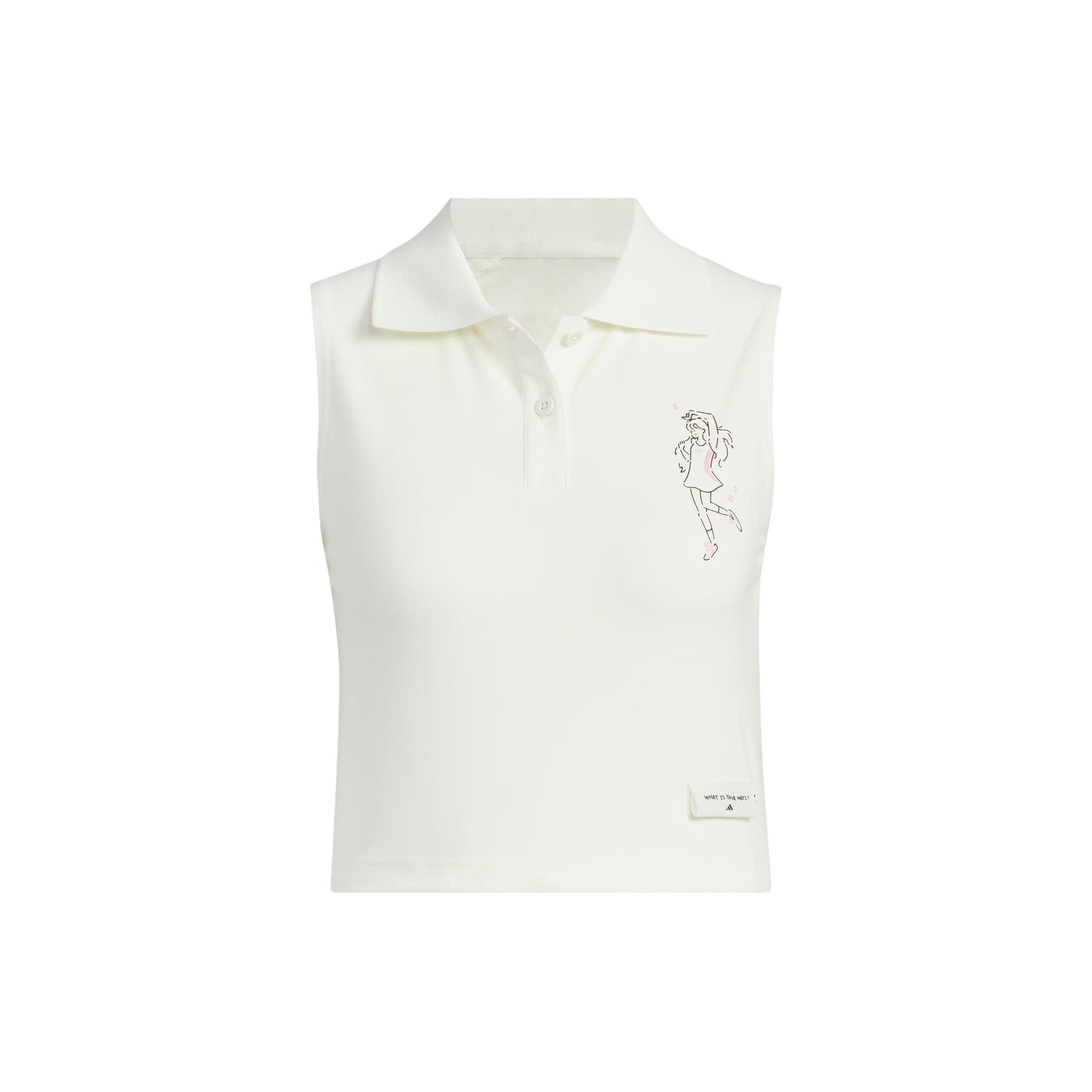 (WMNS) adidas Flower Print Polo Shirt Asia Sizing  White  Women s JP0722 L