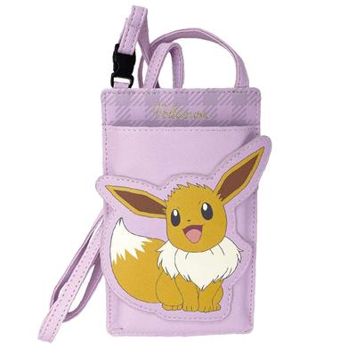 Sun Art Pokemon Plånbok Axelväska Eevee Stansad PM-4504-PUR