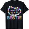 Twin Day Friends Teacher Twinning With My Bestie Matching Cotton Men T Shirt