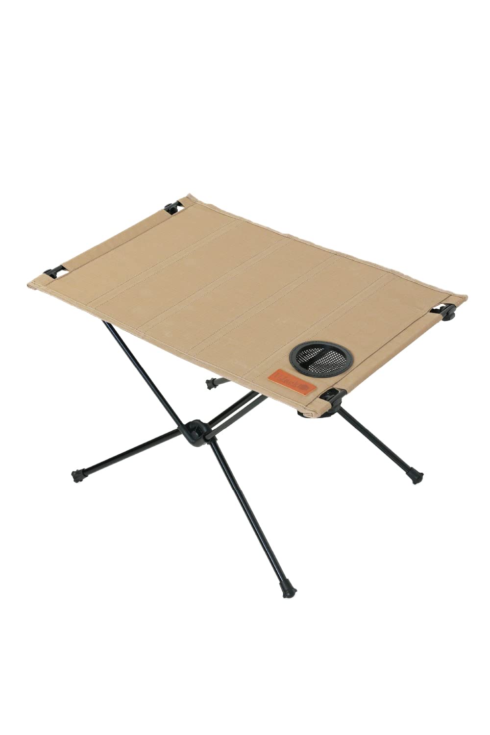 UJack Flame-Retardant TC Table, Water-Repellent, Mildew-Resistant, UV-Cut, Ripstop, and Flame-Retardant, Camping Solo Table, Lightweight Aluminum Fram