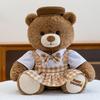 Teddy Bear Plush Toy With Strap Pants And Vest Decoration For Kids Birthday Gift