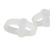 1 Pair Toe Separator for Overlapping Toes, Soft SEBS Bunion Corrector, Double Ring Foot Spacer for Hallux Valgus, Day Night Toe Straightener