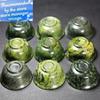 Real Jade Tea Cup Kung Fu Teaset Real Chinese Tibet Jades Medicine King Stone Health Cups Hand-carved Gongfu Teaware Drinkware
